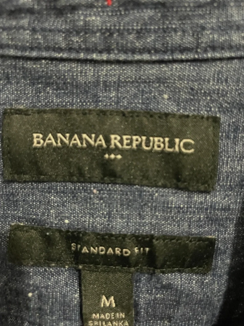 Banana Republic Indigo Denim Shirt - Picture 2 of 4